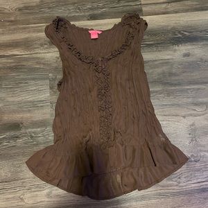 Suny Leigh vintage brown tank top